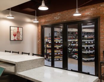 HBW interior liquor store design