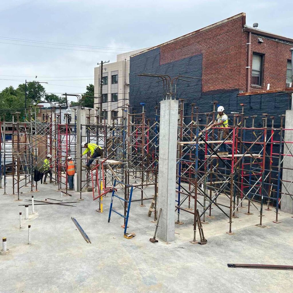 HBW Construction contracting team underway on the base build project on Good Hope Road. 